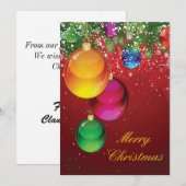 12x18 Weihnachtskarte Einladung (Vorne/Hinten)