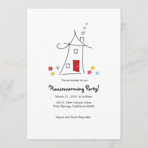 12x18 Whimsisches Party Einladung