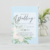 12x18 White Bouquet Script Overlay Budget Hochzeit (Stehend Vorderseite)