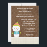 12x18 Winter Snowman WinterschneeEinladung Einladung<br><div class="desc">Diese 12x18 Sized Christmas Party Einladung ist sowohl trendig als auch elegant. Es ist auf glattem,  lebendigem,  mattem,  110lb-Cover-Papier gedruckt. Enthält 50 % gerecycelt Inhalt. Ideal für Ihre feierlichsten Einladungen und Veranstaltungshinweise. Diese sind mit Standard-weißen Umschlägen versehen.</div>
