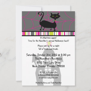12x18 Witchy Ways Halloween-Party Einladung