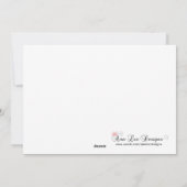 12x18 XMAS Karierter Bärenfotos Feiertagskarte (Rückseite)