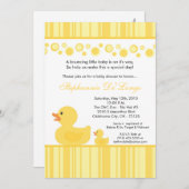 12x18 Yellow Rubber Ducky Babydusche Einladung (Vorne/Hinten)