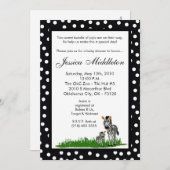 12x18 Zebra Mama und Babydusche Einladung (Vorne/Hinten)