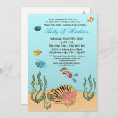 12x18Boy Under the Sea Geburtstagsparty Einladung (Vorne/Hinten)