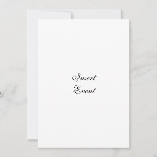 12x18einladungs-Schablonen-Party Einladung (Vorderseite)