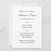 12x18einladungs-Schablonen-Party Einladung (Rückseite)