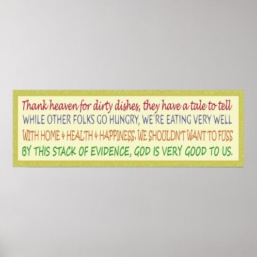 12x36 Plakat - Kücheneinrichtung (Vorne)