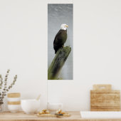 12x36 Plakatpapier (Matte) des Adlers Poster (Küche)