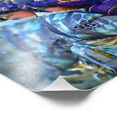 12x8 Surreal Paintball Print Fotodruck (Ecke)