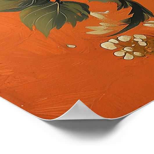 1300 Floral Poster (Ecke)