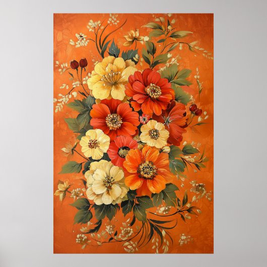 1300 Floral Poster (Vorne)
