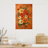 1300 Floral Poster (Küche)