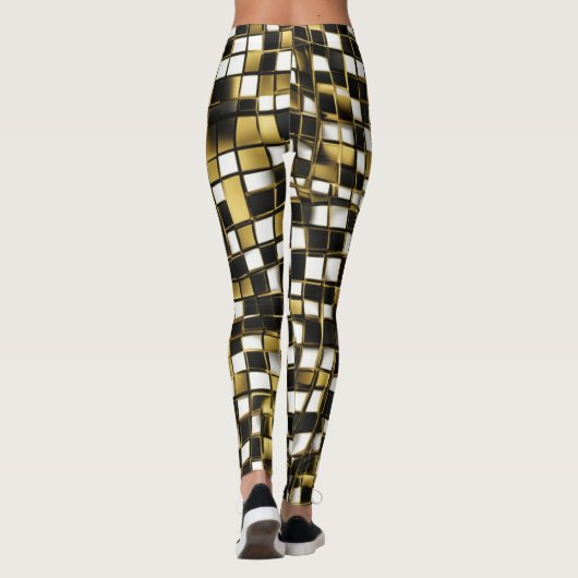 13025 Golddisco Leggings (Rückseite)