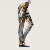 13025 Tiger-Druck Leggings (Rechts)
