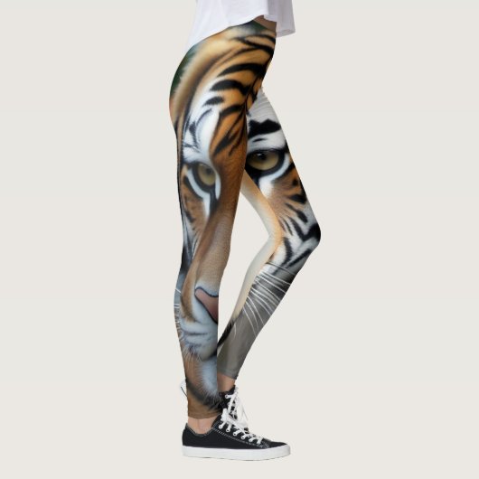 13025 Tiger-Druck Leggings (Rechts)