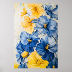 1304 Floral Poster