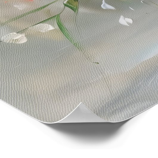 1305 Blumenkohl Poster (Ecke)