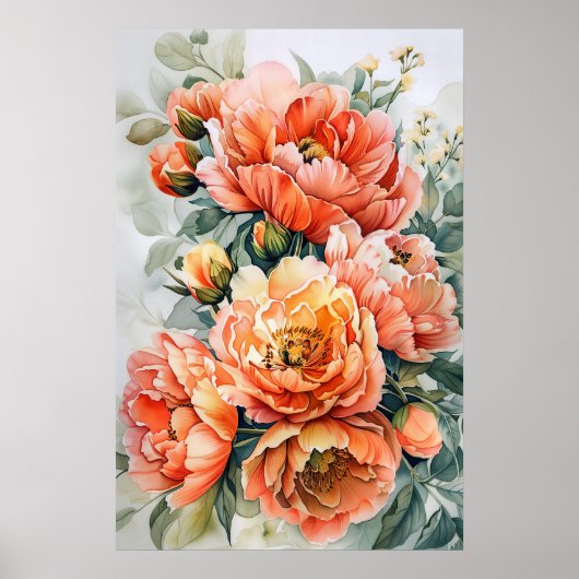 1307 Floral Poster (Vorne)
