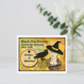 1308 Black Hat Society Post Card Postkarte (Stehend Vorderseite)