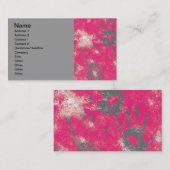 130 AFRIKA HOT PINK GRAY GRAY FRIEDENHÄNDE STOPP C VISITENKARTE (Vorne/Hinten)