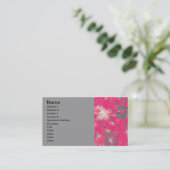 130 AFRIKA HOT PINK GRAY GRAY FRIEDENHÄNDE STOPP C VISITENKARTE (Stehend Vorderseite)