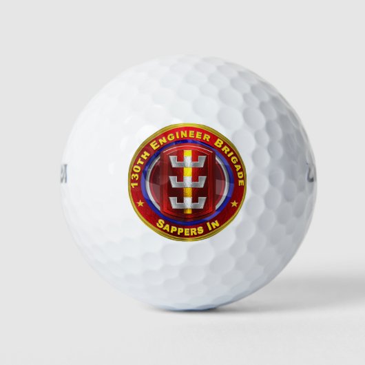 130. Ingenieurbrigade "Sappers In" Golfball (Vorderseite)