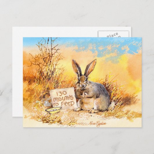 130 zu fütternd Mundstücke Postkarte (Vorne/Hinten)