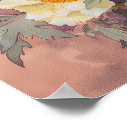 1311 Floral Poster (Ecke)