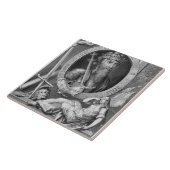 (1312-77) König Edward-III England ab 1327, af Fliese (Seite)