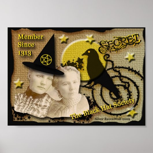 1313 Black Hat Secret Society drucken Poster (Vorne)