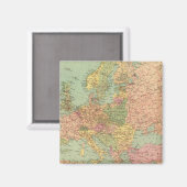 1314 Politisches Europa Magnet (Vorderseite/Rückseite)