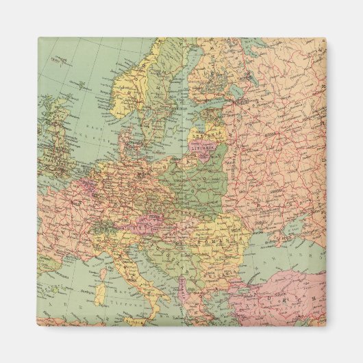 1314 Politisches Europa Magnet (Vorne)