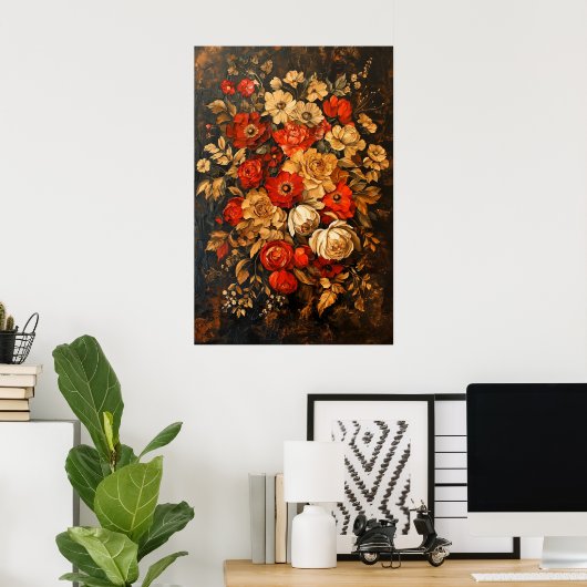 1315 Blumenkohl Poster (Heimbüro)