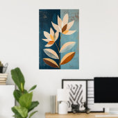 1316 Floral Poster (Heimbüro)