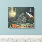 131-0059642 Stillleben mit Obst und Gemüse Leinwanddruck (Insitu (Holzboden))