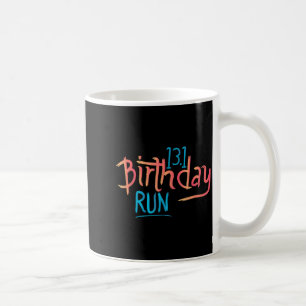 131 Geburtstagslauf Halbmarathon Finisher-Geschenk Kaffeetasse