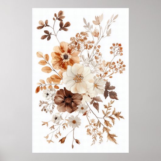 1320 Floral Poster (Vorne)