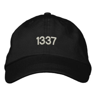 1337 BESTICKTE KAPPE