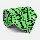 1337 Leet Leetspeak Eleet Internet Meme Slang Krawatte (Gerollt)