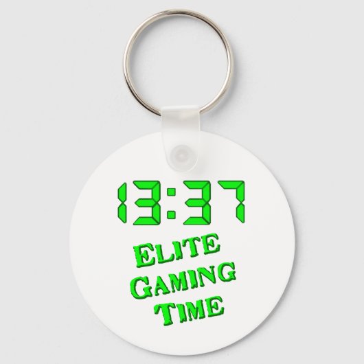 1337 Spielzeit Schlüsselanhänger (Vorderseite)