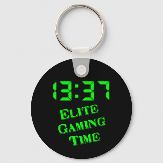 1337 Spielzeit Schlüsselanhänger (Rückseite)