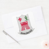 133. Infanteriebehandlung Quadratischer Aufkleber (Umschlag)