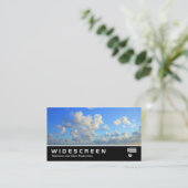 133 Wolken mit großem Bildschirm Visitenkarte (Stehend Vorderseite)