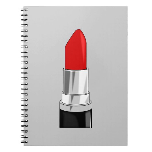 13479 RED LIPSTICK MAKEUP SCHÖNHEIT FASHION STILE NOTIZBLOCK (Vorderseite)
