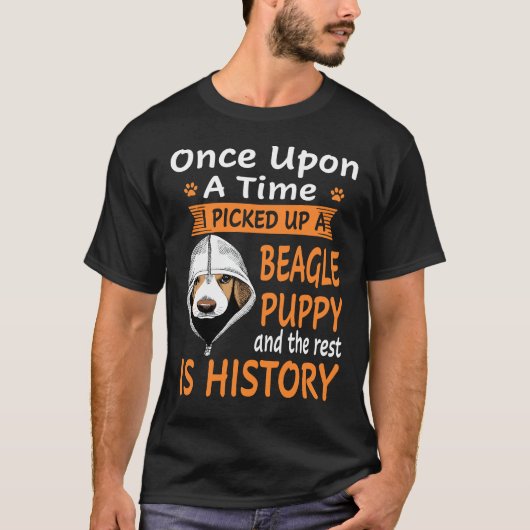 134 auf einmal Beagle Welpe T-Shirt (Vorderseite)