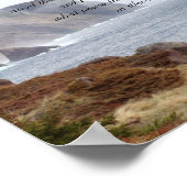 134, Gehen Sie ruhig inmitten des Lärms und der Ei Poster (Ecke)