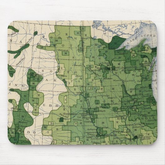 134 landwirtschaftliche Erzeugnisse von Wert 1900 Mousepad (Vorne)