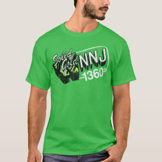 1360 AM WNNJ New Jersey 70er Radio Station T-Shirt