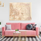 13637 Mont, ND, SD, Wyo, Neb. Leinwanddruck (Insitu (Wohnzimmer))